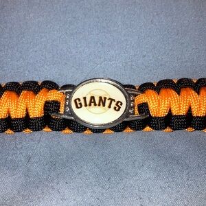 Giants Paracord Bracelet in Orange and Black
